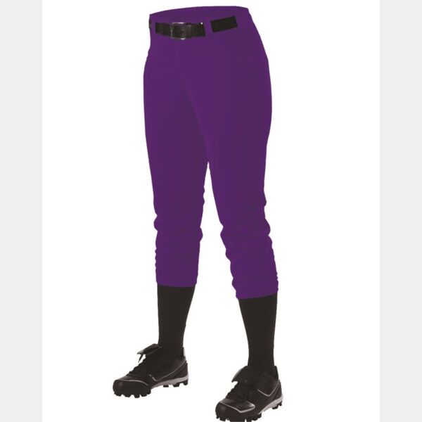 Girls' Fastpitch Softball Pants with Belt Loops Thumbnail