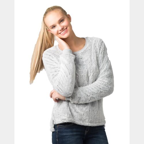 Women's Fuzzy Crewneck Fleece Thumbnail
