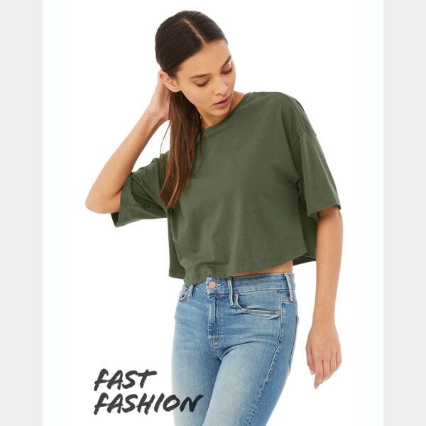 Women's Jersey Crop Tee Thumbnail