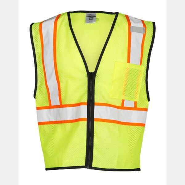Unisex Chemically Treated Contrast Mesh Vest Thumbnail