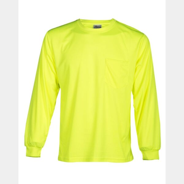 Unisex Microfiber Polyester Long Sleeve T-Shirt Thumbnail