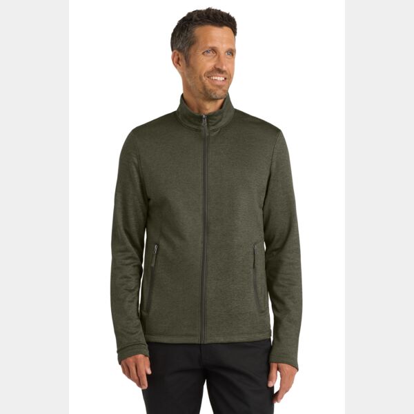 Collective Striated Fleece Jacket Thumbnail