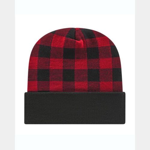 USA-Made Plaid Beanie Thumbnail