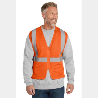 Ansi 107 Class 2 Economy Mesh Zippered Vest Thumbnail