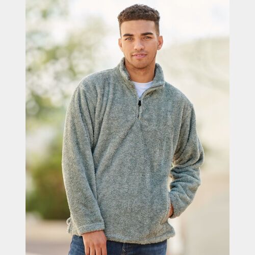 Unisex Boundary Shag Frosty Sherpa Quarter-Zip Pullover Thumbnail