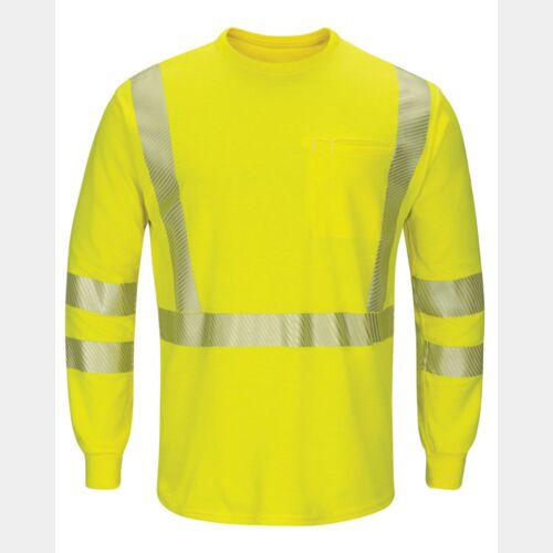 Men's Hi-Visibility Lightweight Long Sleeve T-Shirt Thumbnail
