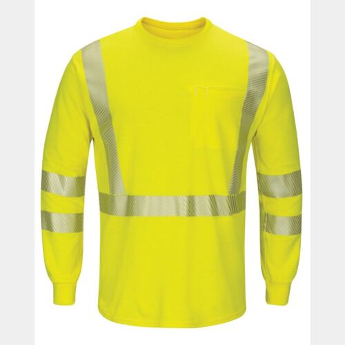 Men's Tall Hi-Visibility Lightweight Long Sleeve T-Shirt Thumbnail