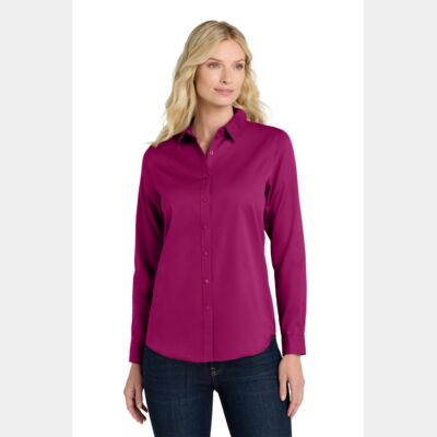 Women's Long Sleeve SuperPro React Twill Shirt Thumbnail