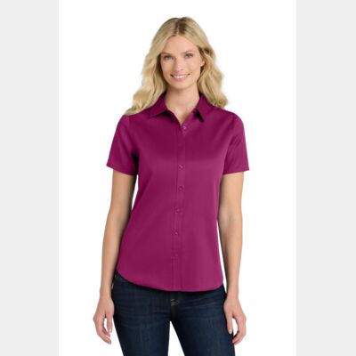 Women's Short Sleeve SuperPro React Twill Shirt Thumbnail
