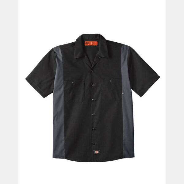 Men's Tall Industrial Colorblocked Short Sleeve Shirt Thumbnail