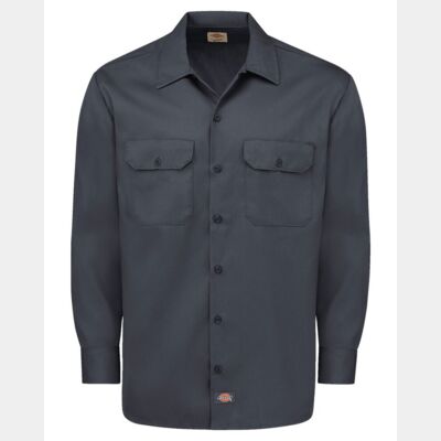 Men's Tall Long Sleeve Work Shirt Thumbnail