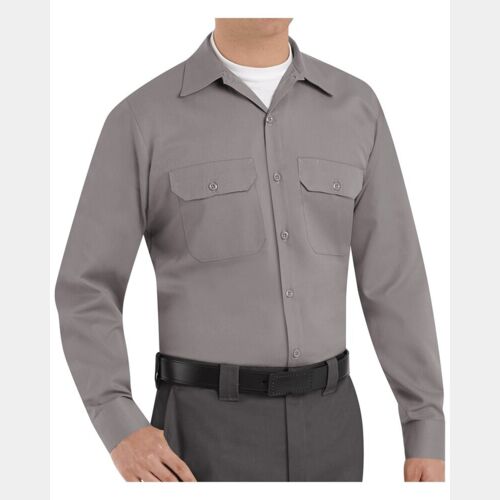 Men's Tall Utility Long Sleeve Work Shirt Thumbnail