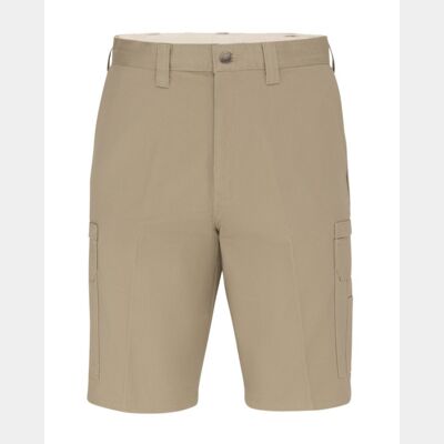 Men's Extended Sizes 11" Industrial Cotton Cargo Shorts Thumbnail