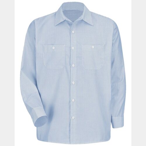 Men's Tall Industrial Stripe Work Shirt Thumbnail