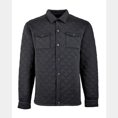 Quilted Jersey Shirt Jacket Thumbnail