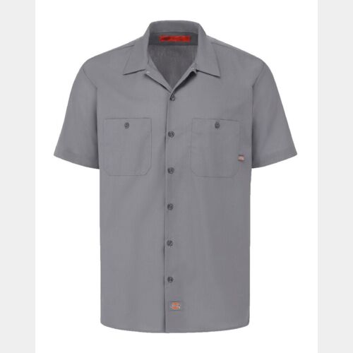 Men's Tall Industrial Short Sleeve Work Shirt Thumbnail