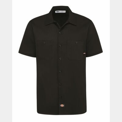 Men's Industrial Short Sleeve Cotton Work Shirt Thumbnail