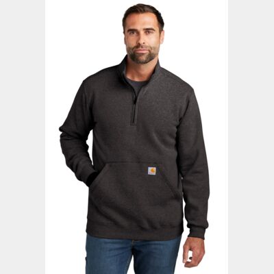 Midweight 1/4 Zip Mock Neck Sweatshirt Thumbnail