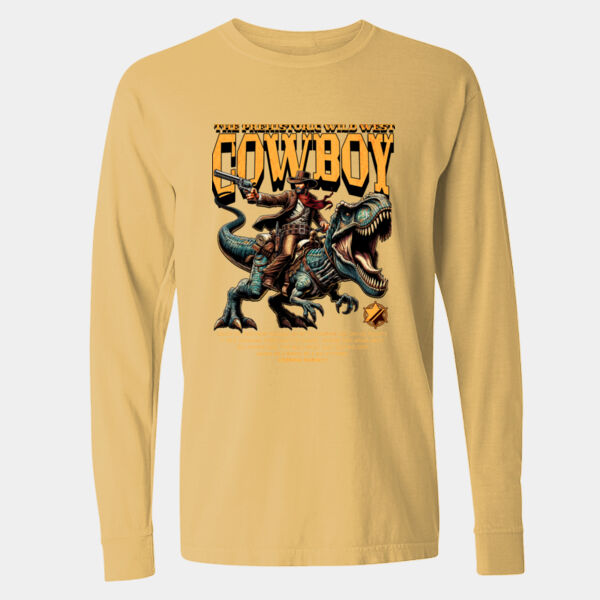 Long Sleeve Garment-Dyed Heavyweight T-Shirt - 6014 Thumbnail