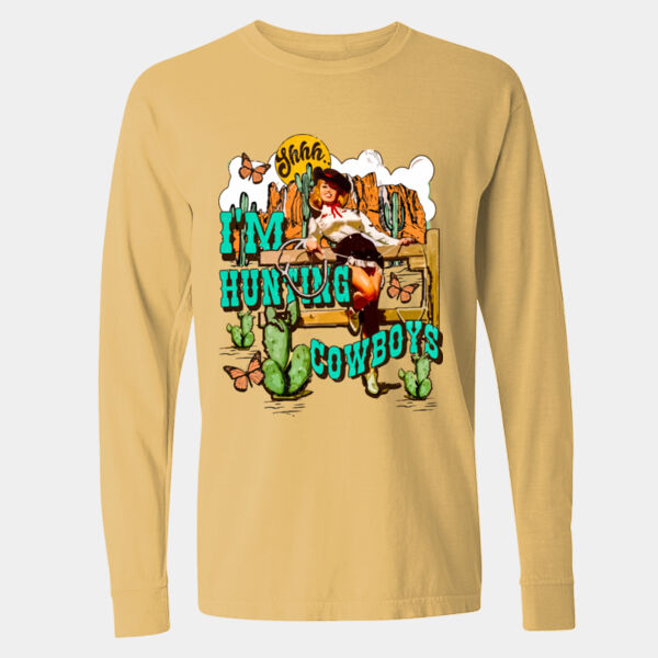 Long Sleeve Garment-Dyed Heavyweight T-Shirt - 6014 Thumbnail