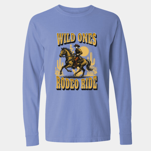 Long Sleeve Garment-Dyed Heavyweight T-Shirt - 6014 Thumbnail