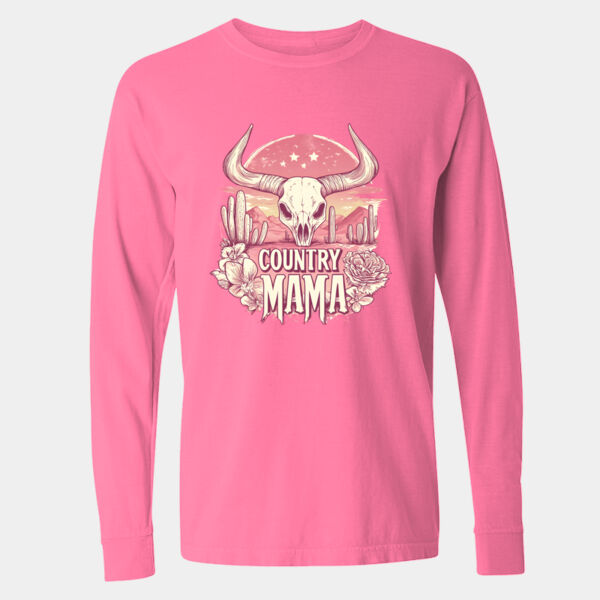  Long Sleeve Garment-Dyed Heavyweight T-Shirt - 6014 Thumbnail