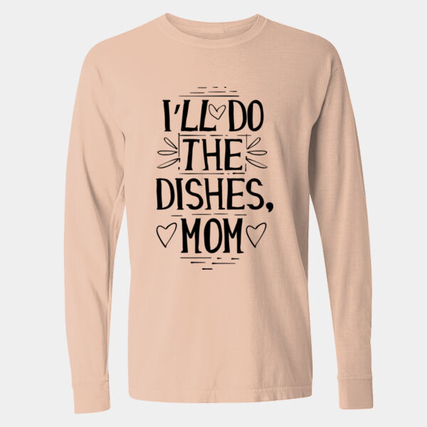 Long Sleeve Garment-Dyed Heavyweight T-Shirt - 6014 Thumbnail