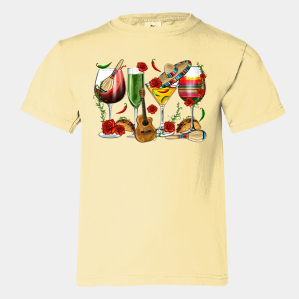  Youth Garment-Dyed Heavyweight T-Shirt - 9018 Thumbnail