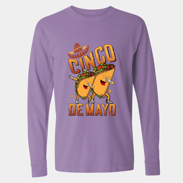 Long Sleeve Garment-Dyed Heavyweight  T-Shirt - 6014 Thumbnail