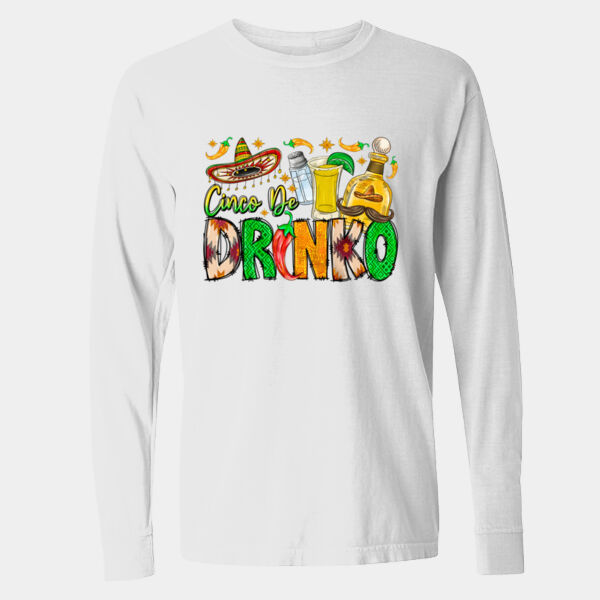  Long Sleeve Garment-Dyed Heavyweight T-Shirt - 6014 Thumbnail