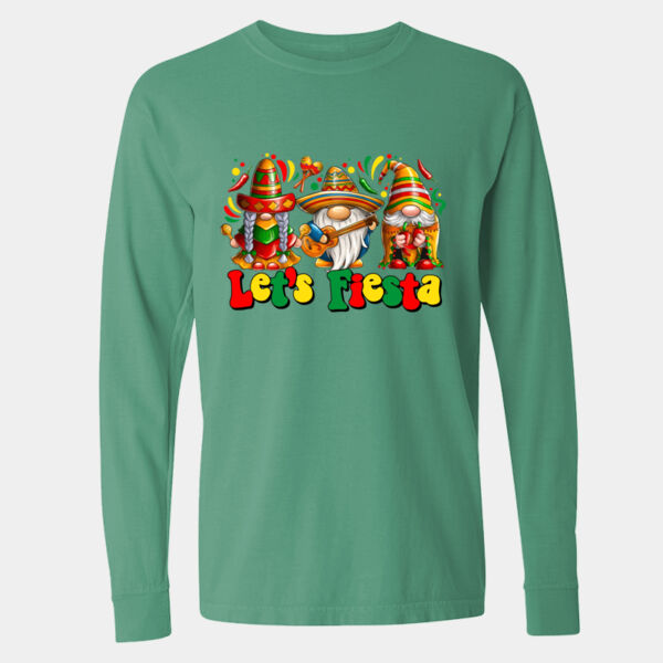  Long Sleeve Garment-Dyed Heavyweight T-Shirt - 6014 Thumbnail