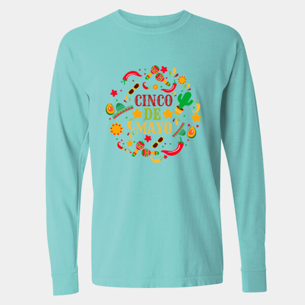 Long Sleeve Garment-Dyed Heavyweight  T-Shirt - 6014 Thumbnail