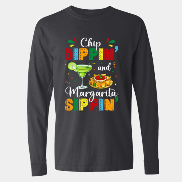 Long Sleeve Garment-Dyed Heavyweight  T-Shirt - 6014 Thumbnail