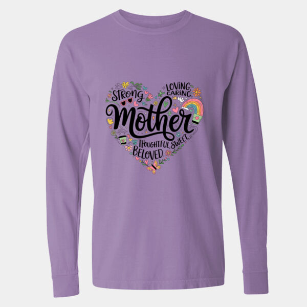 Long SleeveGarment-Dyed Heavyweight  T-Shirt - 6014 Thumbnail