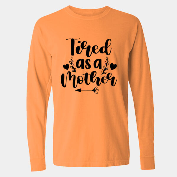  Long Sleeve Garment-Dyed Heavyweight T-Shirt - 6014 Thumbnail