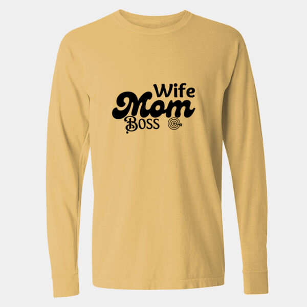 Long Sleeve Garment-Dyed Heavyweight T-Shirt - 6014 Thumbnail