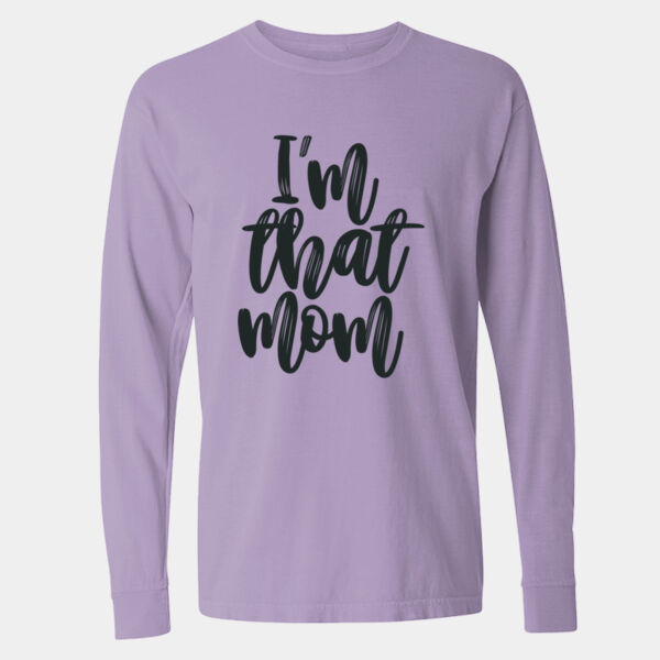 Long Sleeve Garment-Dyed Heavyweight T-Shirt - 6014 Thumbnail