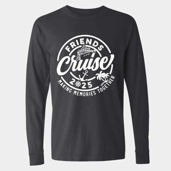 Garment-Dyed Heavyweight Long Sleeve T-Shirt - 6014 Thumbnail