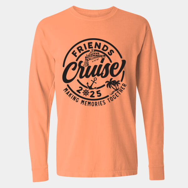 Garment-Dyed Heavyweight Long Sleeve T-Shirt - 6014 Thumbnail