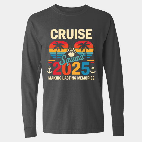6014 Garment-Dyed Heavyweight Long Sleeve T-Shirt Thumbnail