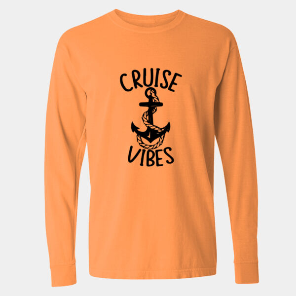 6014 Garment-Dyed Heavyweight Long Sleeve T-Shirt Thumbnail