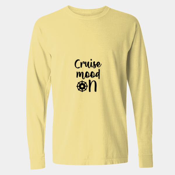 Garment-Dyed Heavyweight Long Sleeve T-Shirt - 6014 Thumbnail