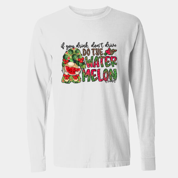 Garment-Dyed Heavyweight Long Sleeve T-Shirt - 6014 Thumbnail