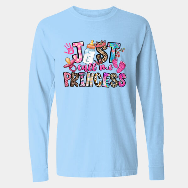 Garment-Dyed Heavyweight Long Sleeve T-Shirt - 6014 Thumbnail