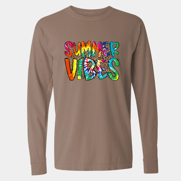 Garment-Dyed Heavyweight Long Sleeve T-Shirt - 6014 Thumbnail