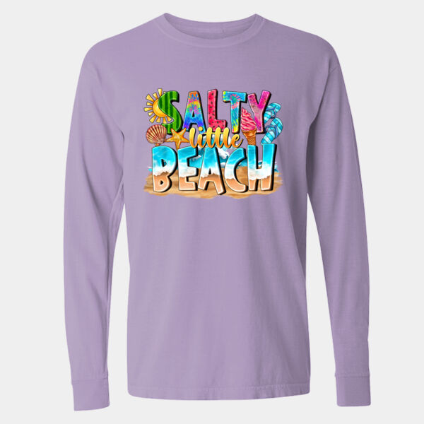 Garment-Dyed Heavyweight Long Sleeve T-Shirt - 6014 Thumbnail