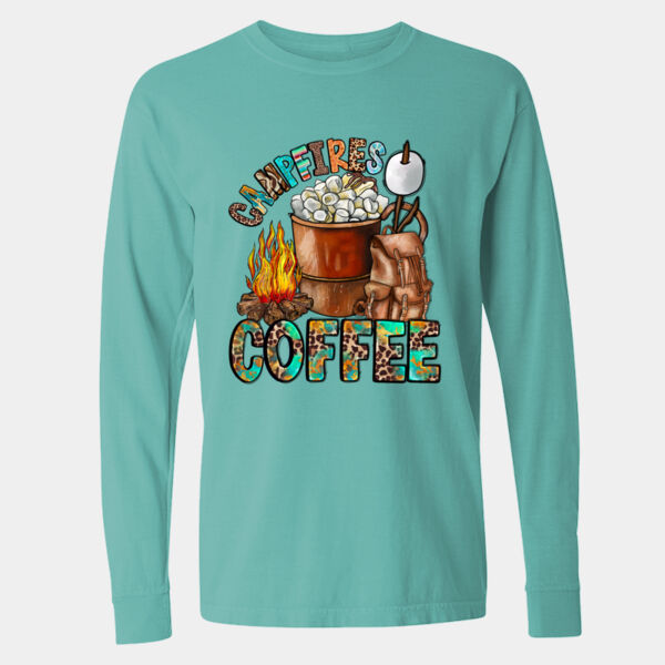 Garment-Dyed Heavyweight Long Sleeve T-Shirt - 6014 Thumbnail