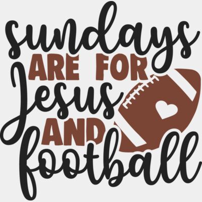 Sundays are for Jesus and football Thumbnail