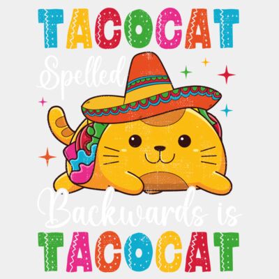 5  Taco Cat Spelled Backwards is Taco Cat Shirt Thumbnail