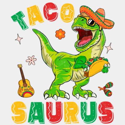 4  Cinco De Mayo Mexican Tacosaurus Taco Dinosaur Funny Dino 2 Thumbnail
